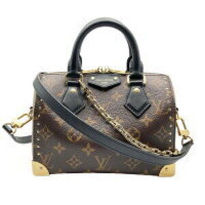 LOUIS VUITTON Speedy Trunk Monogram Handbag Canvas Chain Shoulder